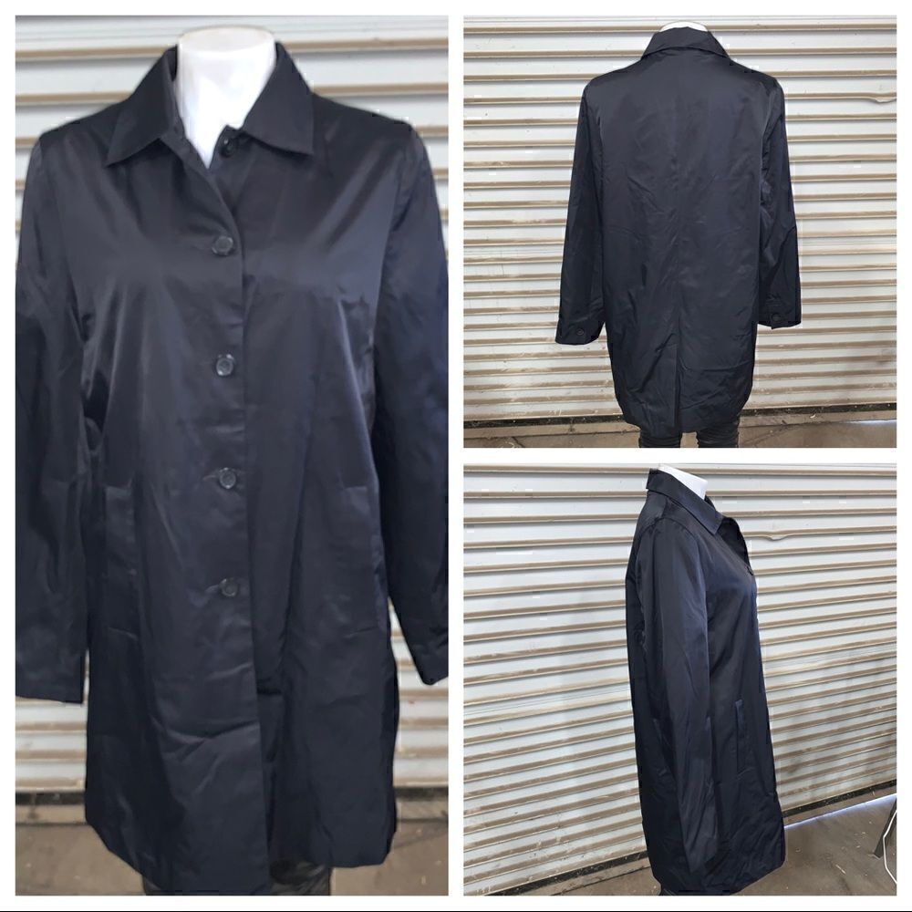 Weatherproof Garment Co. button up trench coat